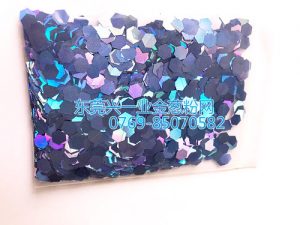 兴一业红色金葱粉六角片