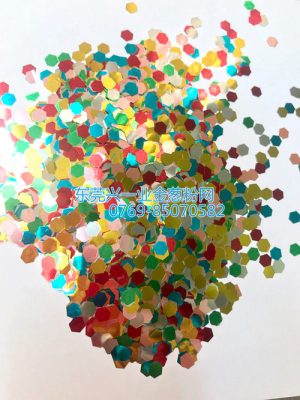 兴一业油彩六角金葱片